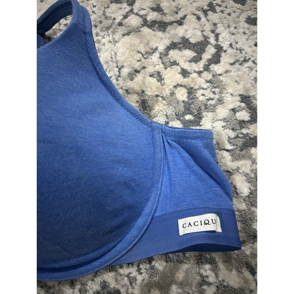 Cacique Blue Padded Bra Size 46 D - Picture 2 of 6